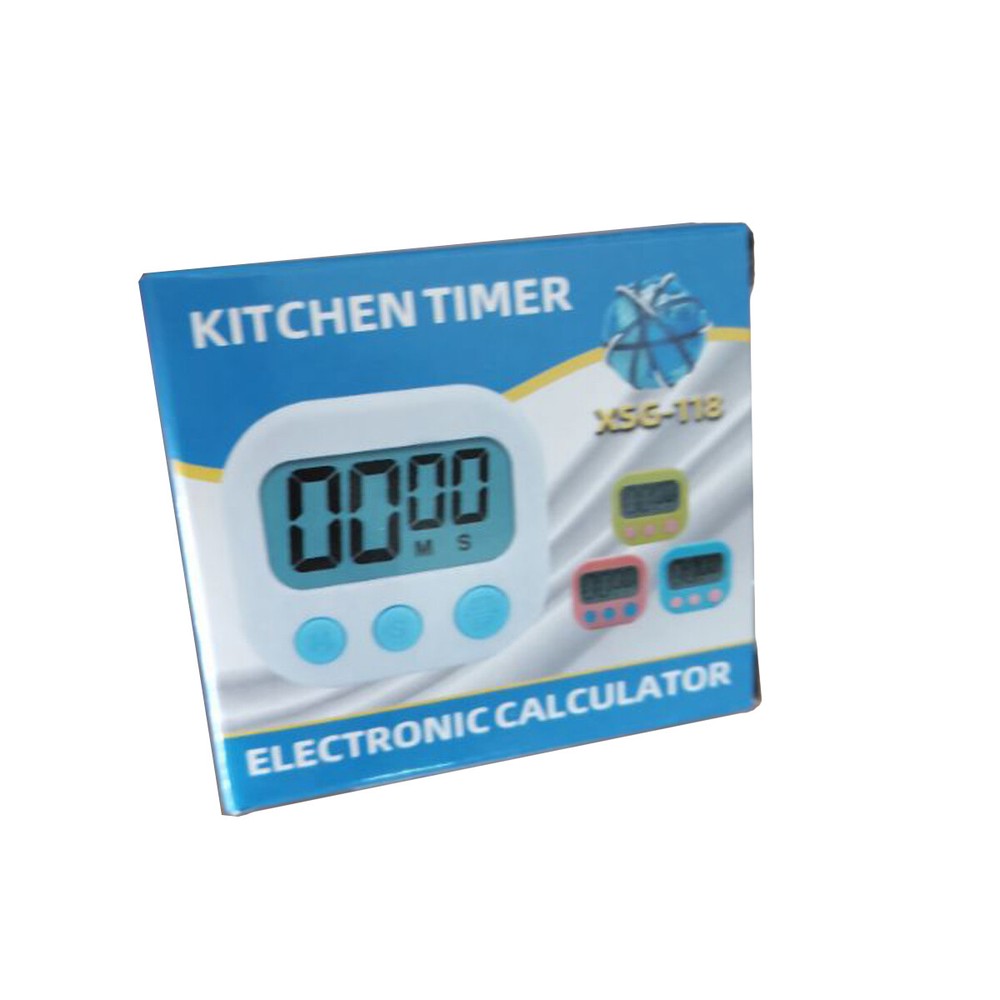 2 pack LCD digital kitchen cooking timer countdown clock loud alarm magnetic