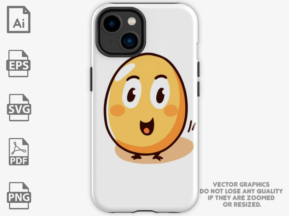 Happy Egg Vector | Egg vector | Egg svg | Happy Egg svg | Egg design | Cartoon