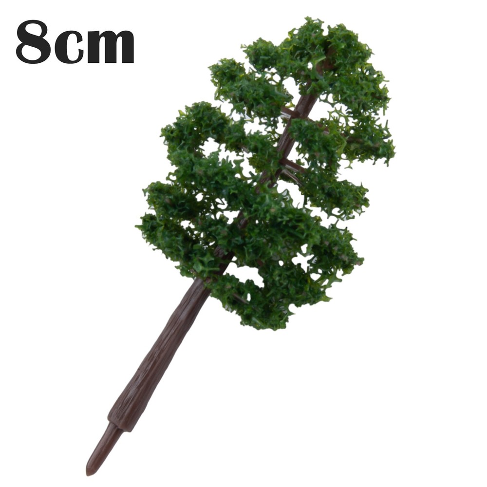 20Pcs 8CM for MINI Model Trees Landscape Decor Train Layout Accessories DIY