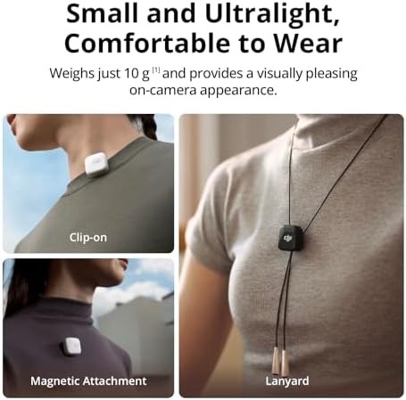 Wireless Lavalier Microphone for Camera iPhone Android DJI