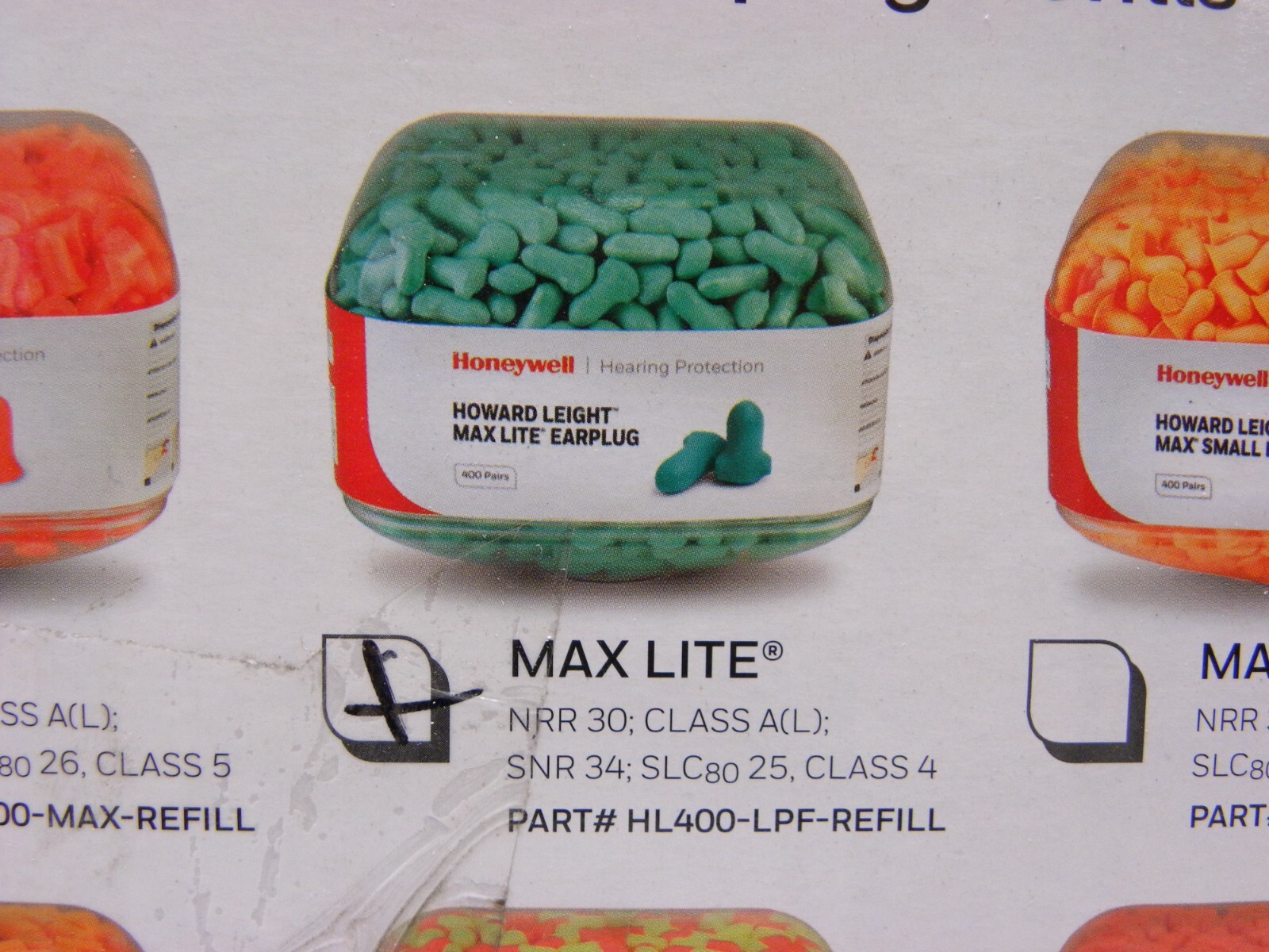 NEW IN CASE - Honeywell Howard Leight HL400-LPF Earplug Dispenser with Earplugs