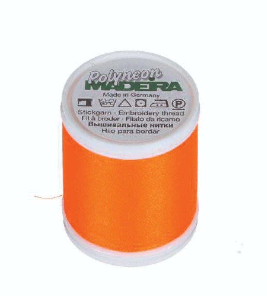 MADEIRA -- Ref. 1946 -- Fluorescent Orange - Polyneon Thread -- #40 -- 440 yards