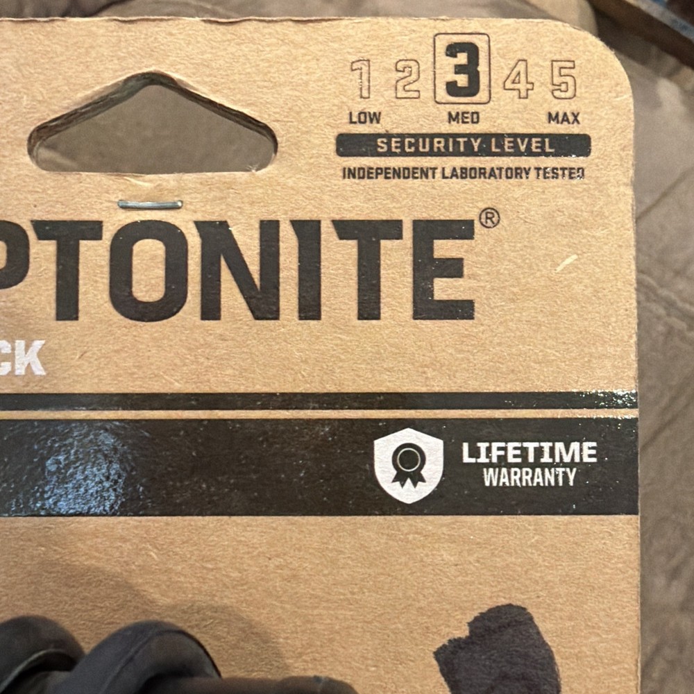 Kryptonite Folding Lock 2' 9" Bike Lock with Level 3 Security Includes 2 Keys