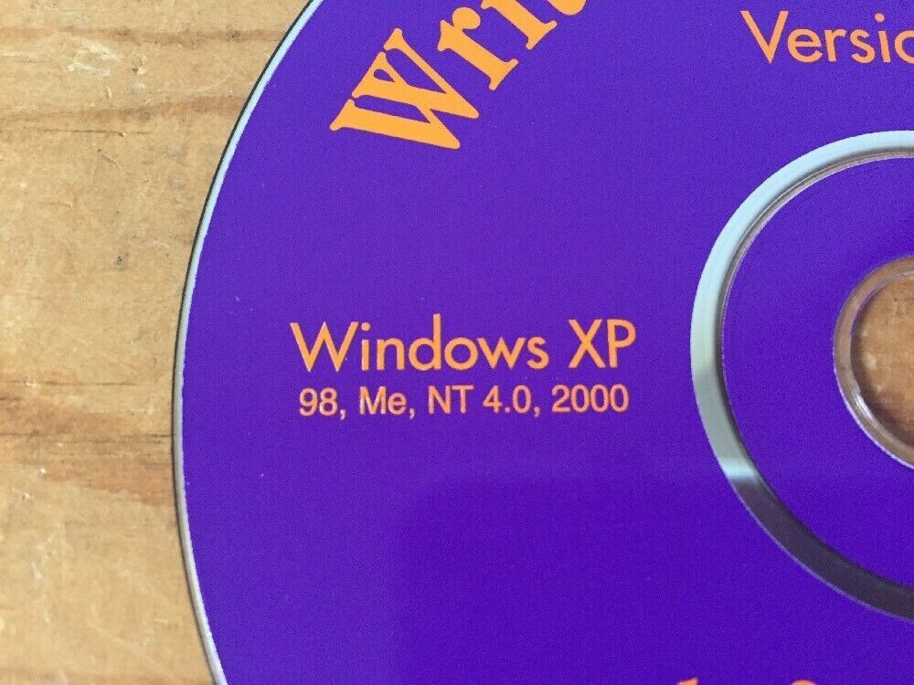 Writers Dream Kit Version 4 Mac OS X 10.2 Windows XP Software Installation CD