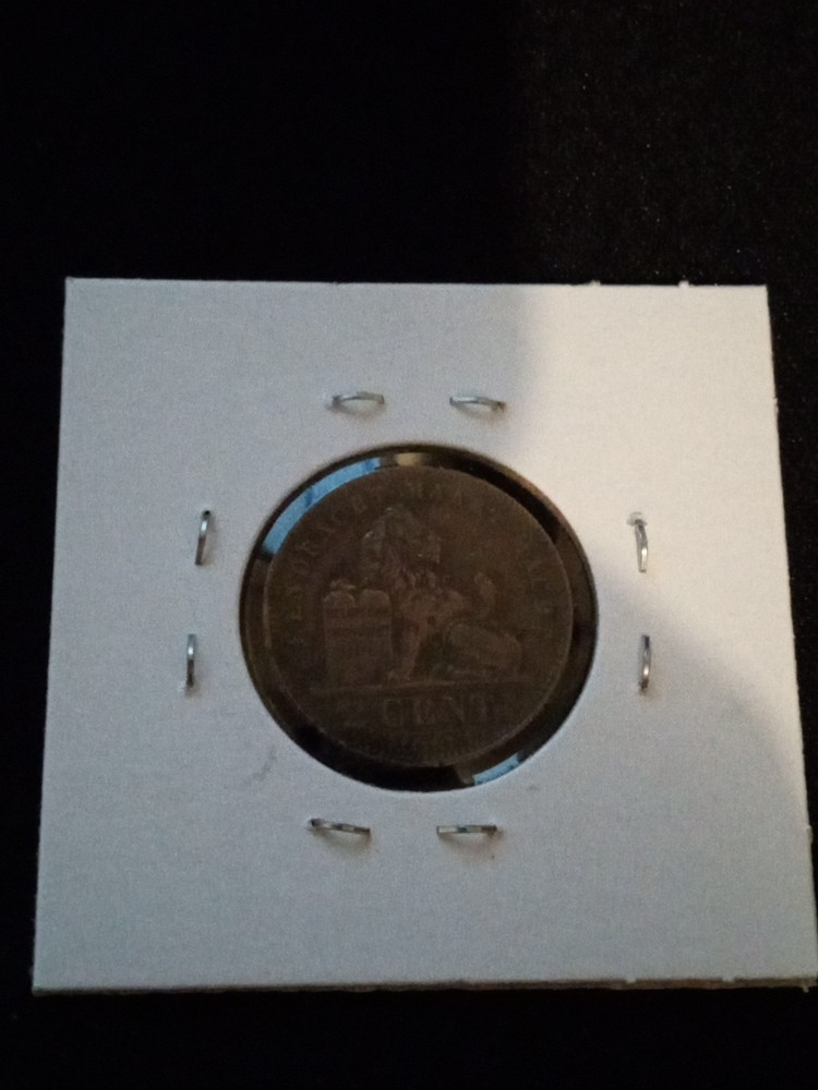 1911 Belgium - 2 Centimes