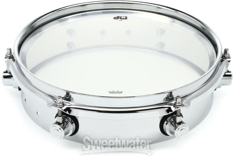 DW Design Series Chrome Piccolo Tom w/bracket - 10"