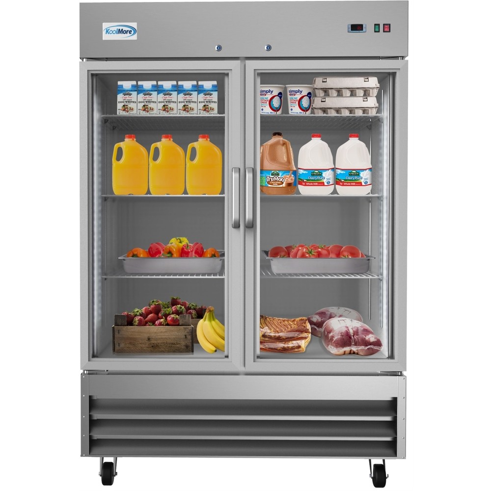 Koolmore RIR-2D-GD Reach-In Refrigerator