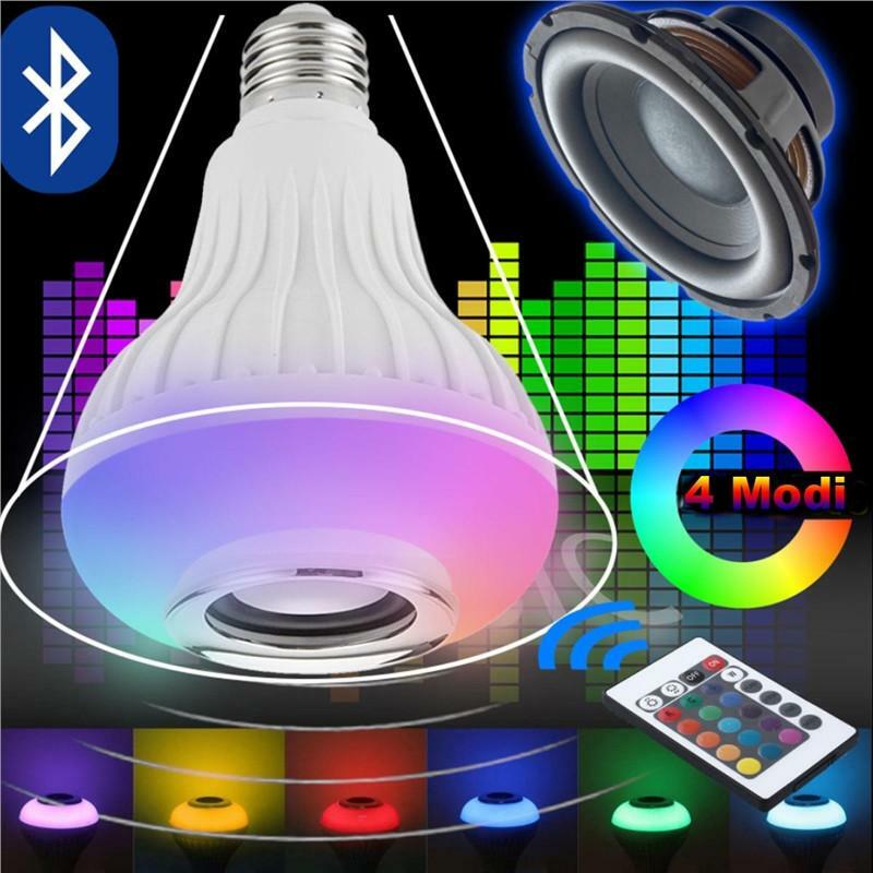 Smart LED Light Bulb with Bluetooth Speaker and with Color Changing Feature