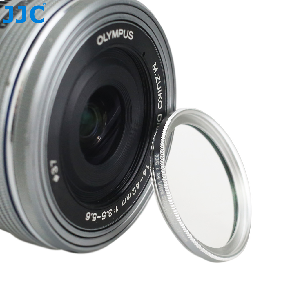 JJC Silver 37mm A+ Ultra Slim Frame Multi-Coated UV Filter Camera Lens Protector