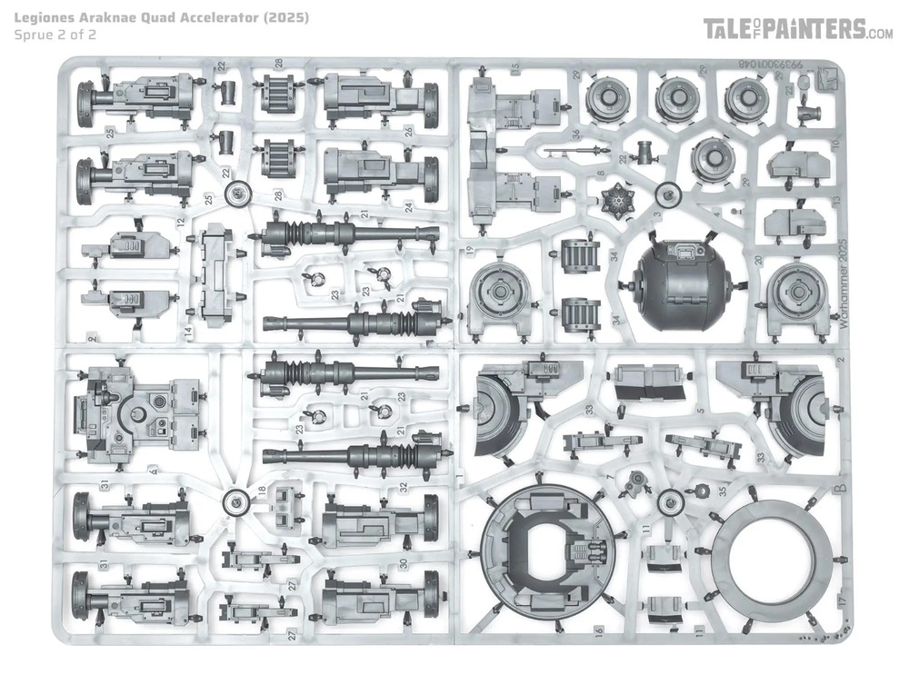 Araknae Quad Accelerator Platform from Horus Heresy Saturnine Boxset