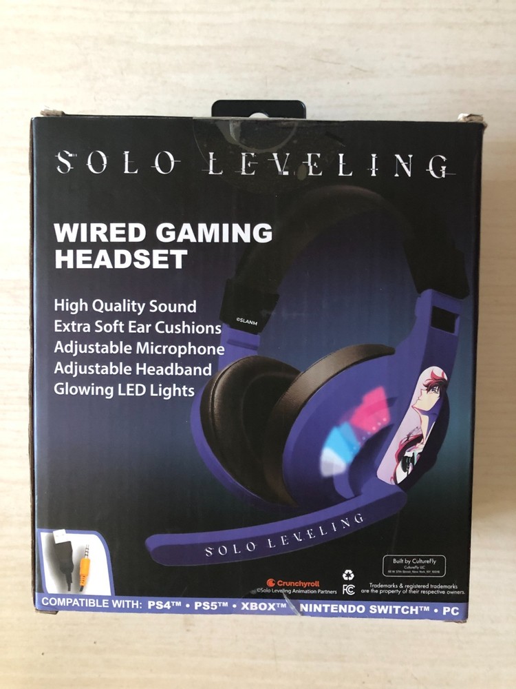 Solo Leveling Wired Gaming Headset New