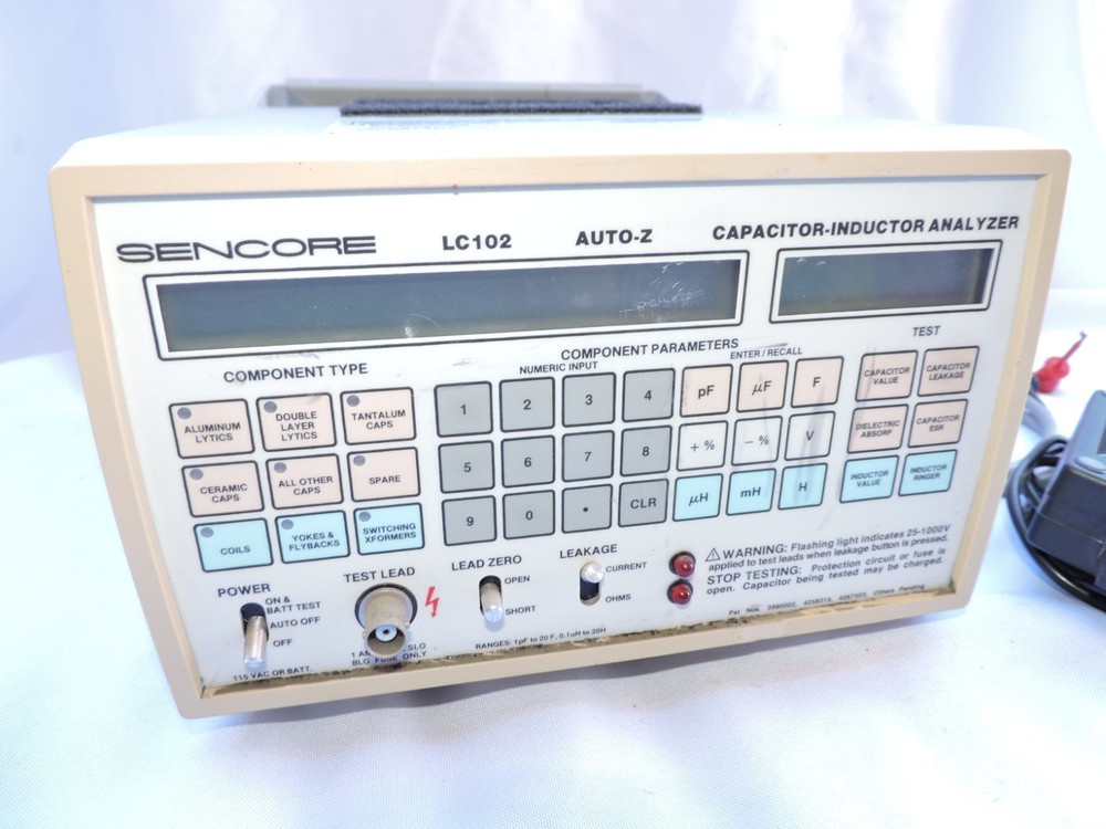 Sencore LC102 Auto-Z Capacitor Inductor Analyzer