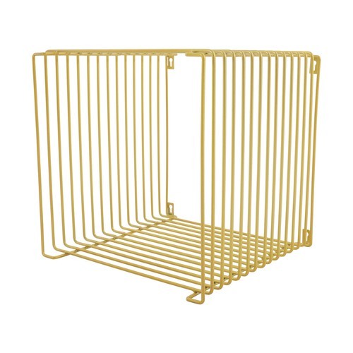 Iron Multi-Purpose Square Side Table Side Table Square Cage End Table