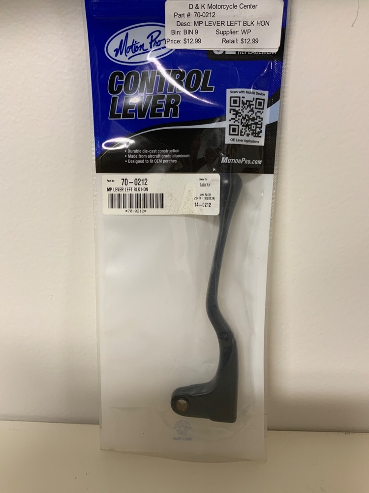 Motion Pro Replacement Control Lever Black 14-0212