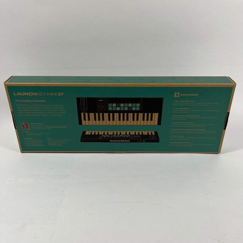 New Novation Launchkey Mini 37 MK4 Keyboard Controller NOVLK37MINI4
