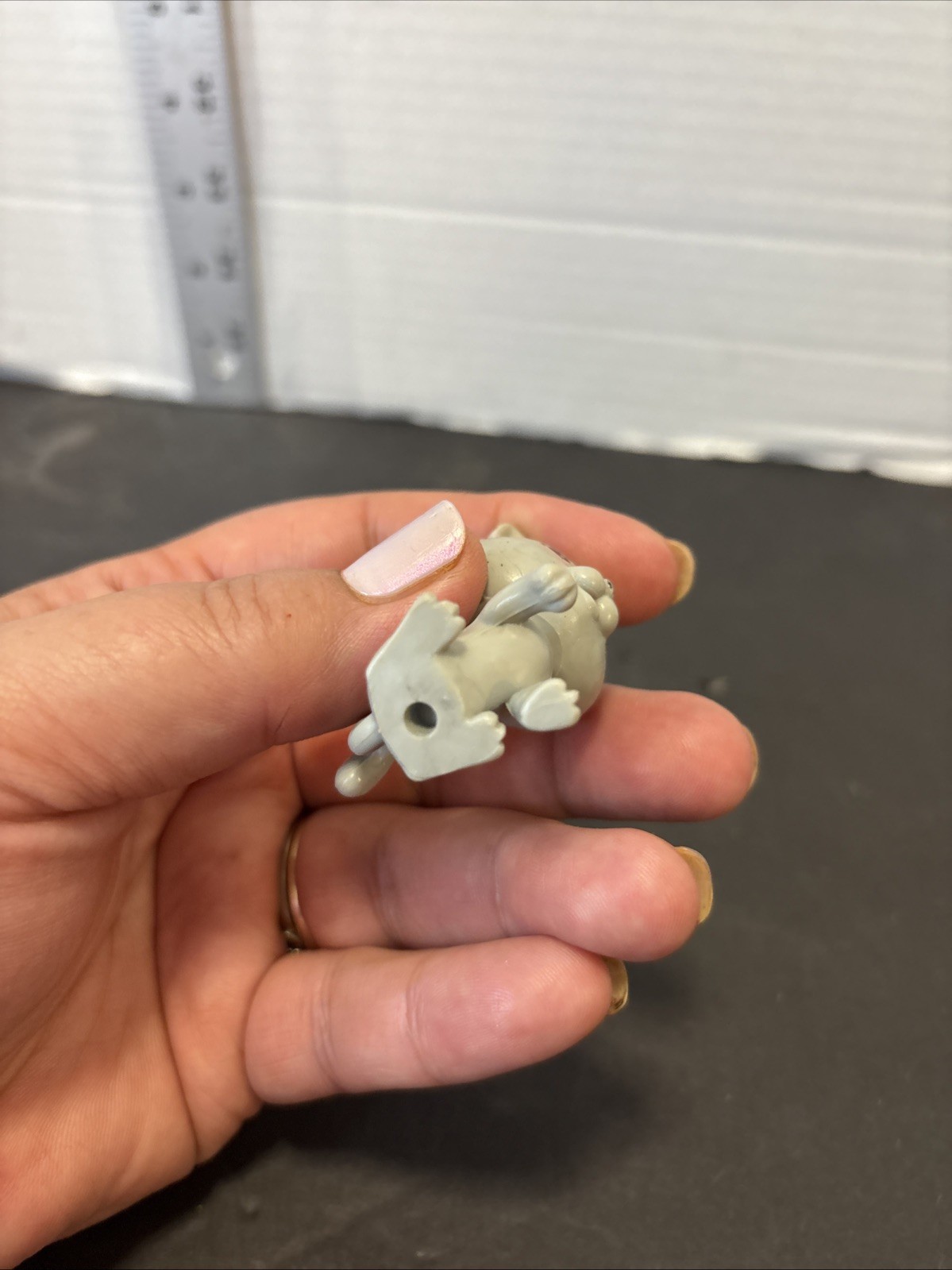 Vintage Gray Cat 1.5 In Jaru 179093 Replacement Vigure Plastic