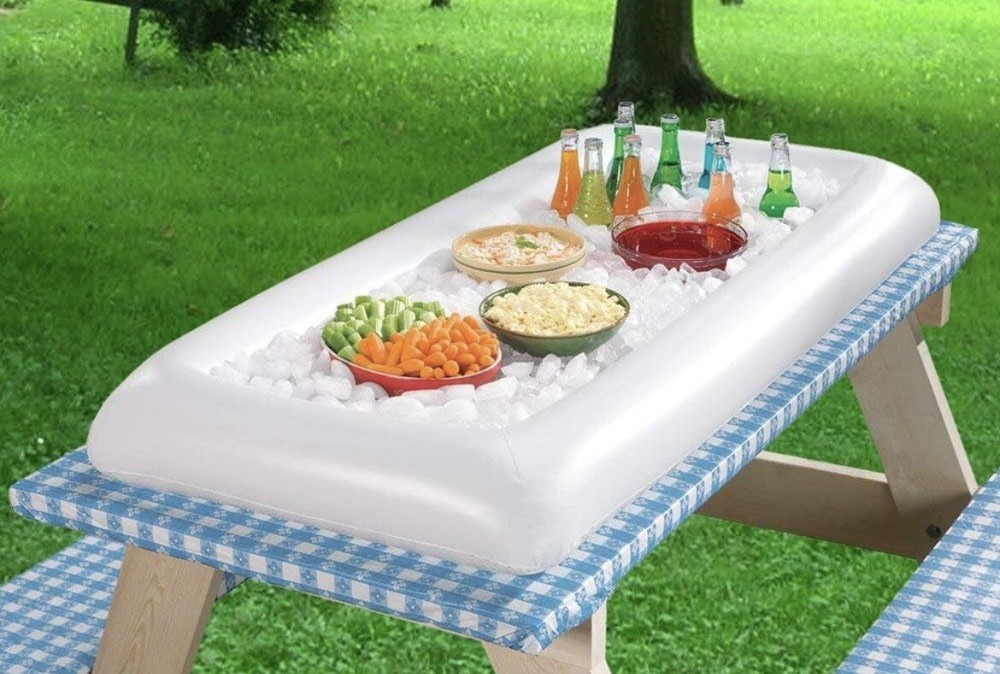 Inflatable Ice Serving Buffet Bar