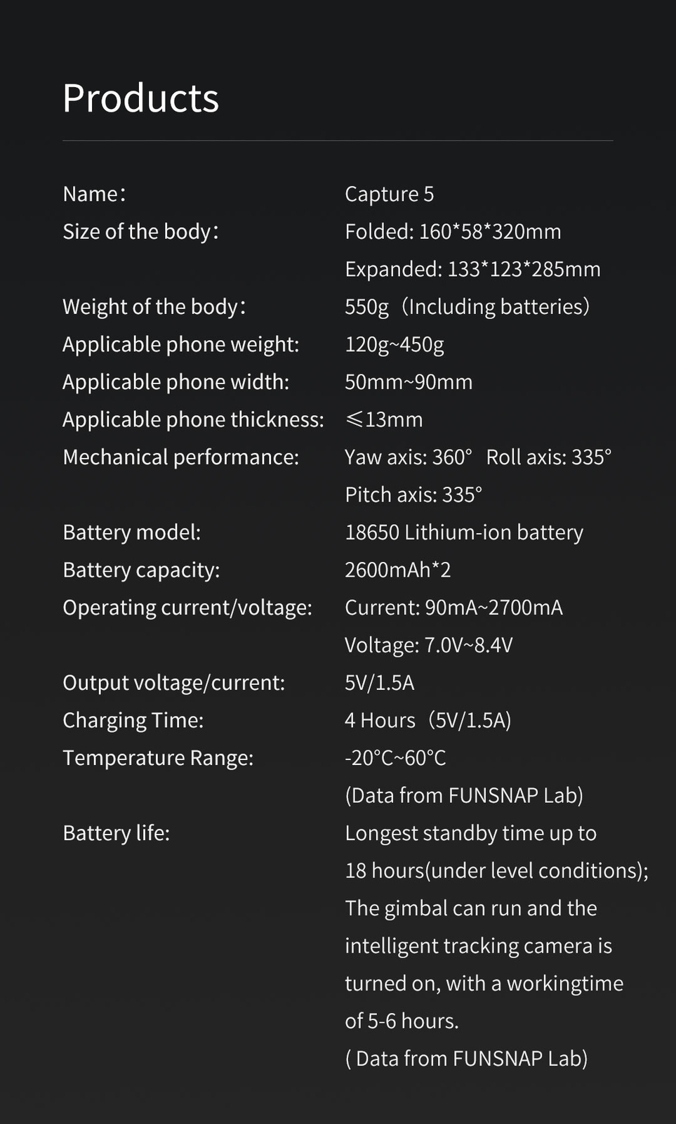 TOALLIN 3-Axis Smartphone Gimbal Stabilizer with AI Tracking for iPhone/Android