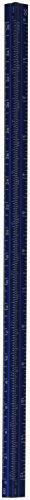 Alumicolor 3000 Series 6-Inch Blue Mini Aluminum Triangular Engineer Scale