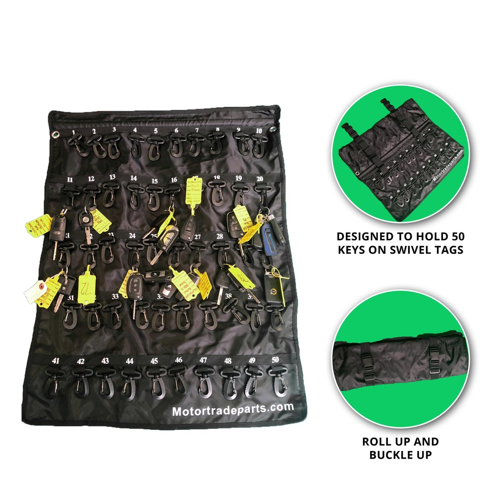 Key Safe Portable Key Case Holder With 50 Hooks