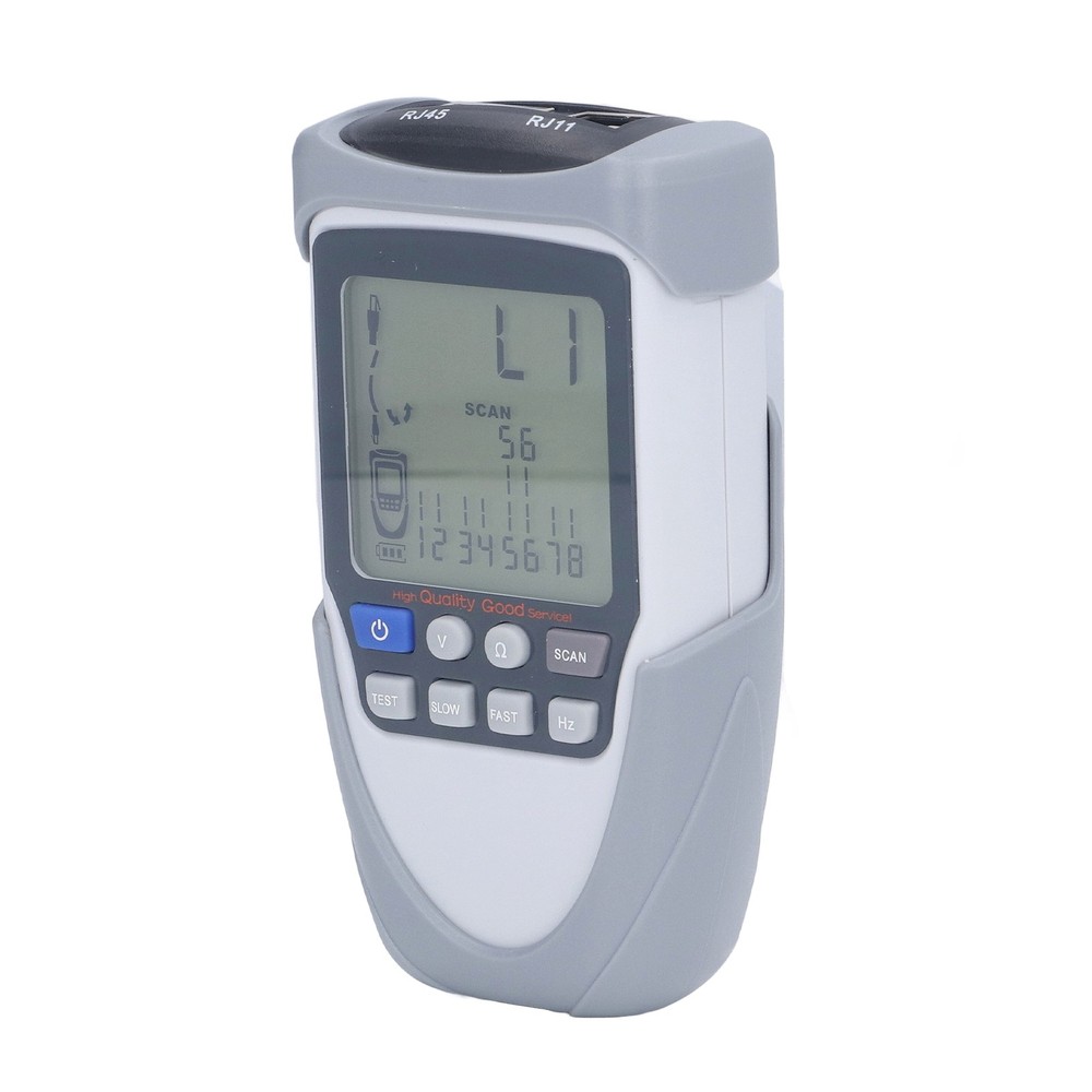 Digital Network Cable Tester With LCD Analogue/digitizing/POE Support For
