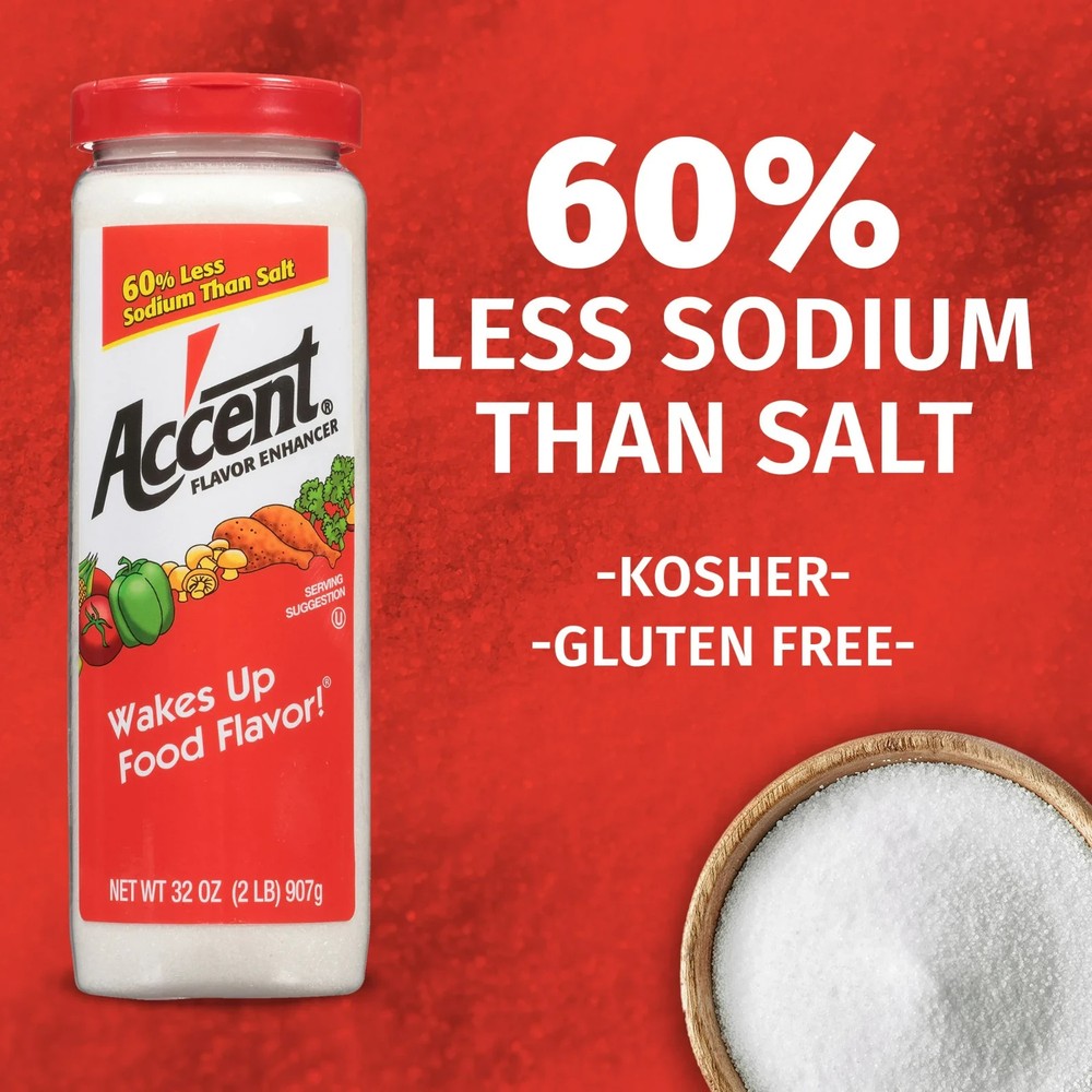 Ac'cent Flavor Enhancer MSG, Kosher, 32 oz