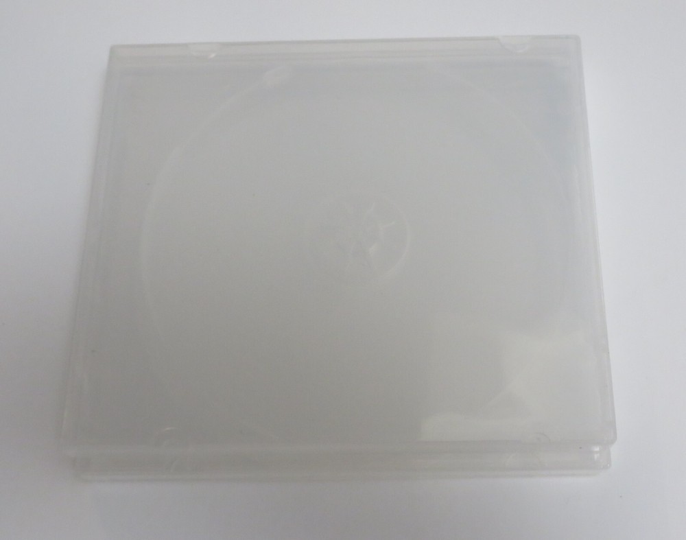 1cm Clear 1 Disc CD/DVD PP Poly Case Lot