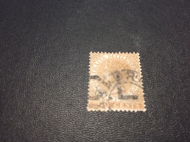 Straits Settlements stamp 40 used
