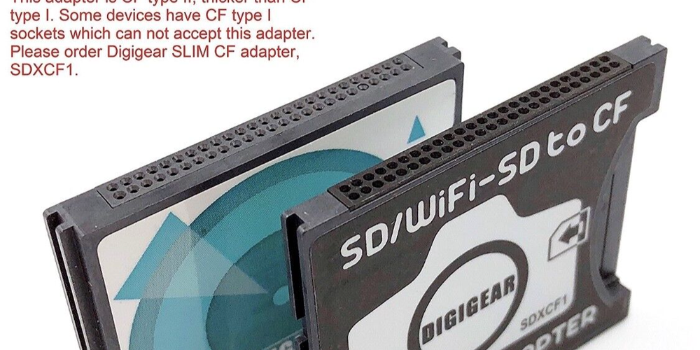 SD/SDHC/SDXC to High-Speed Extreme CF Type II Adapter