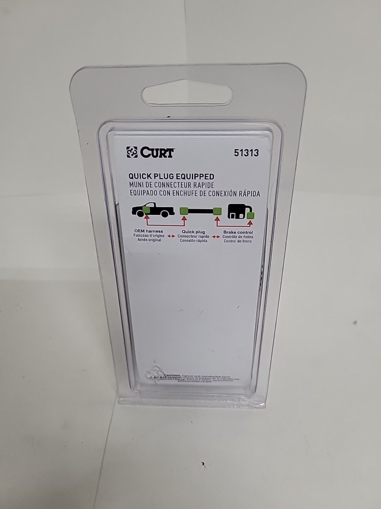 Curt 51313 Brake Control Wiring Harness, Packaged