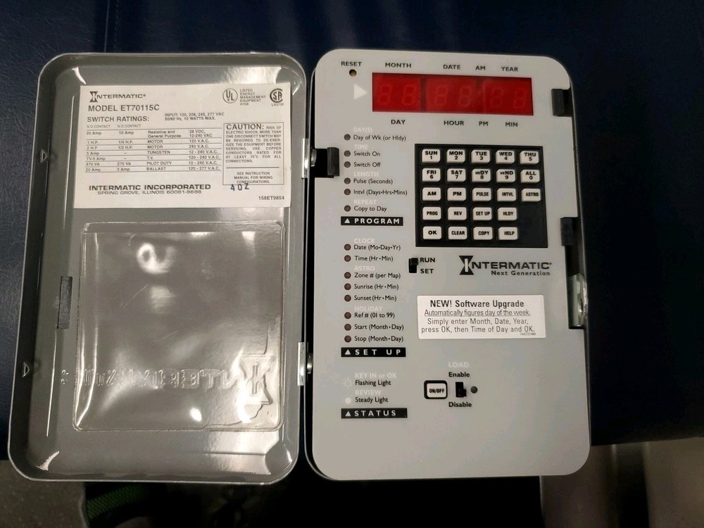 Intermatic ET70115C Electronic 7-Day Timer Switch