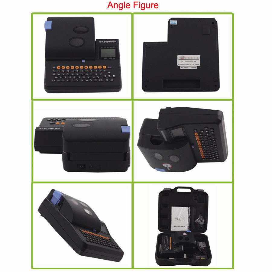 Electronic Lettering Machine Shrinkable Cable Printer Wire Marking Machine