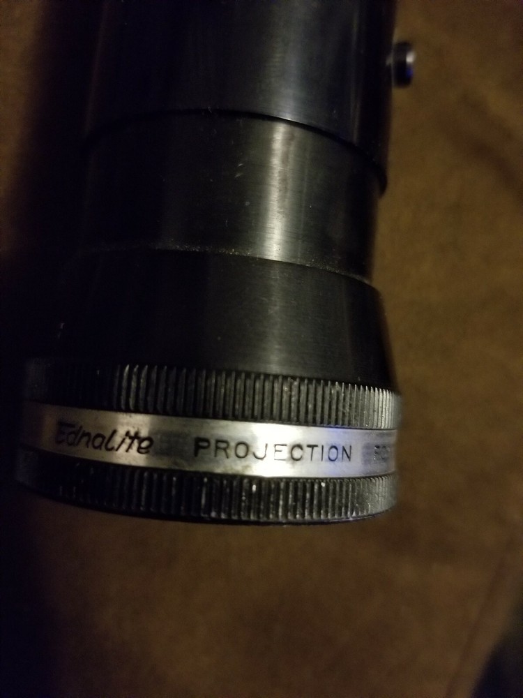 Vintage EdnaLite 120 Projector Light Pointer With Case Early Teaching Tool