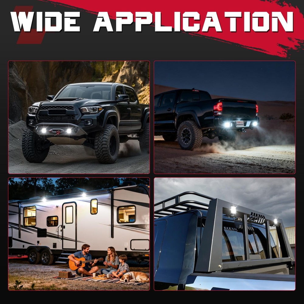 LED Cubes, OFFROADTOWN 3inch 120W CREE Pods Driving Diffusion, Diffusion