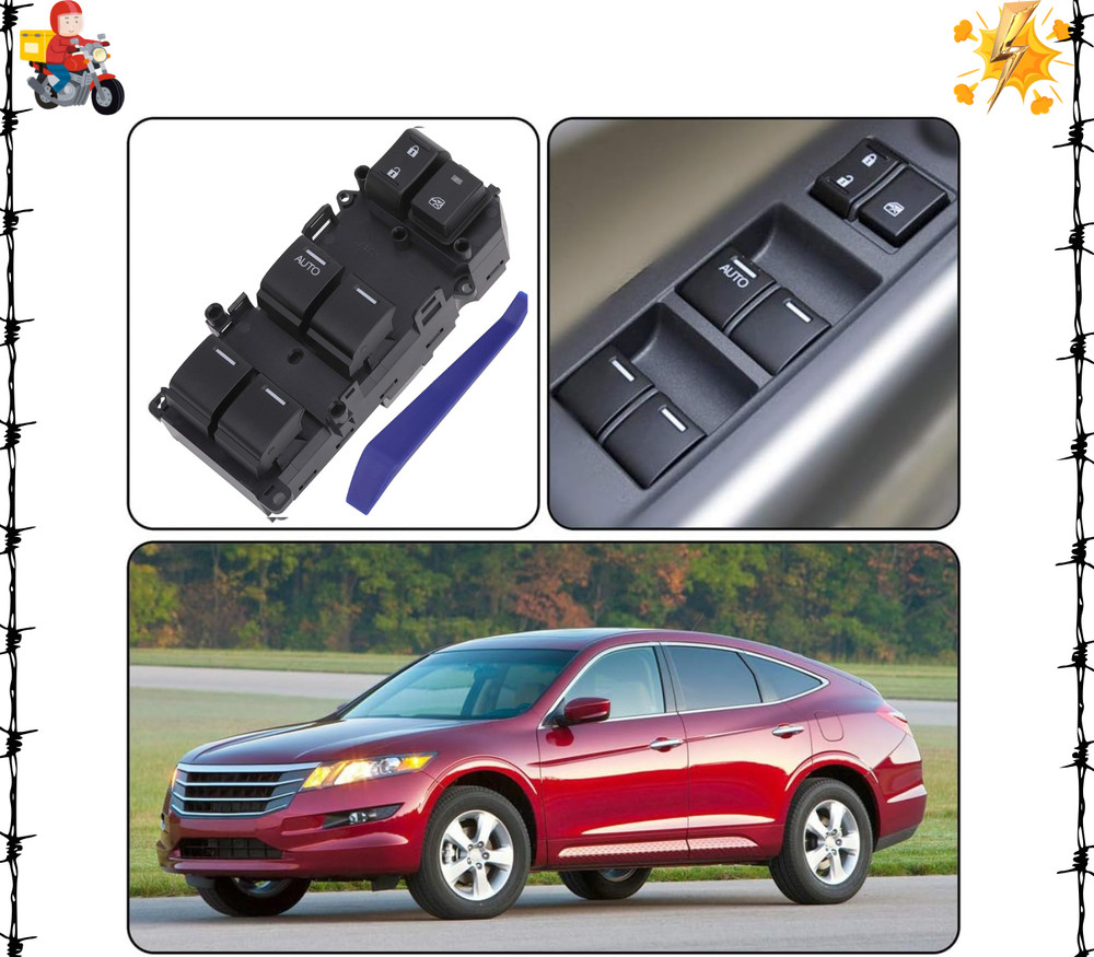 Power Window Switch Control Button, Compatible with Honda Accord 2008-2012,