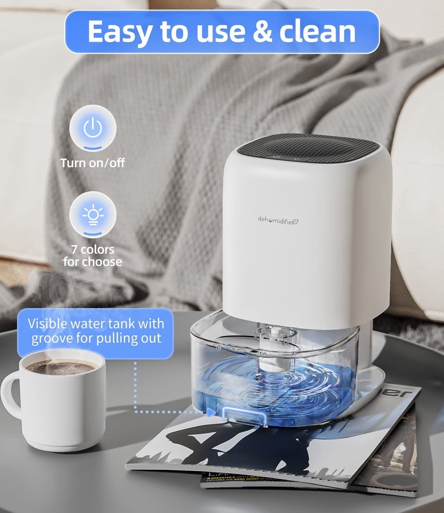 Quiet Auto Shut Off Dehumidifier 280 sq. ft