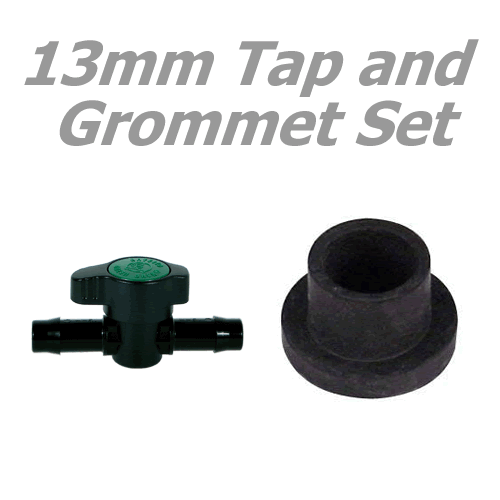 13MM INLINE TAP AND GROMMET PIPE FITTING COMBO SET PLUMBING VALVE