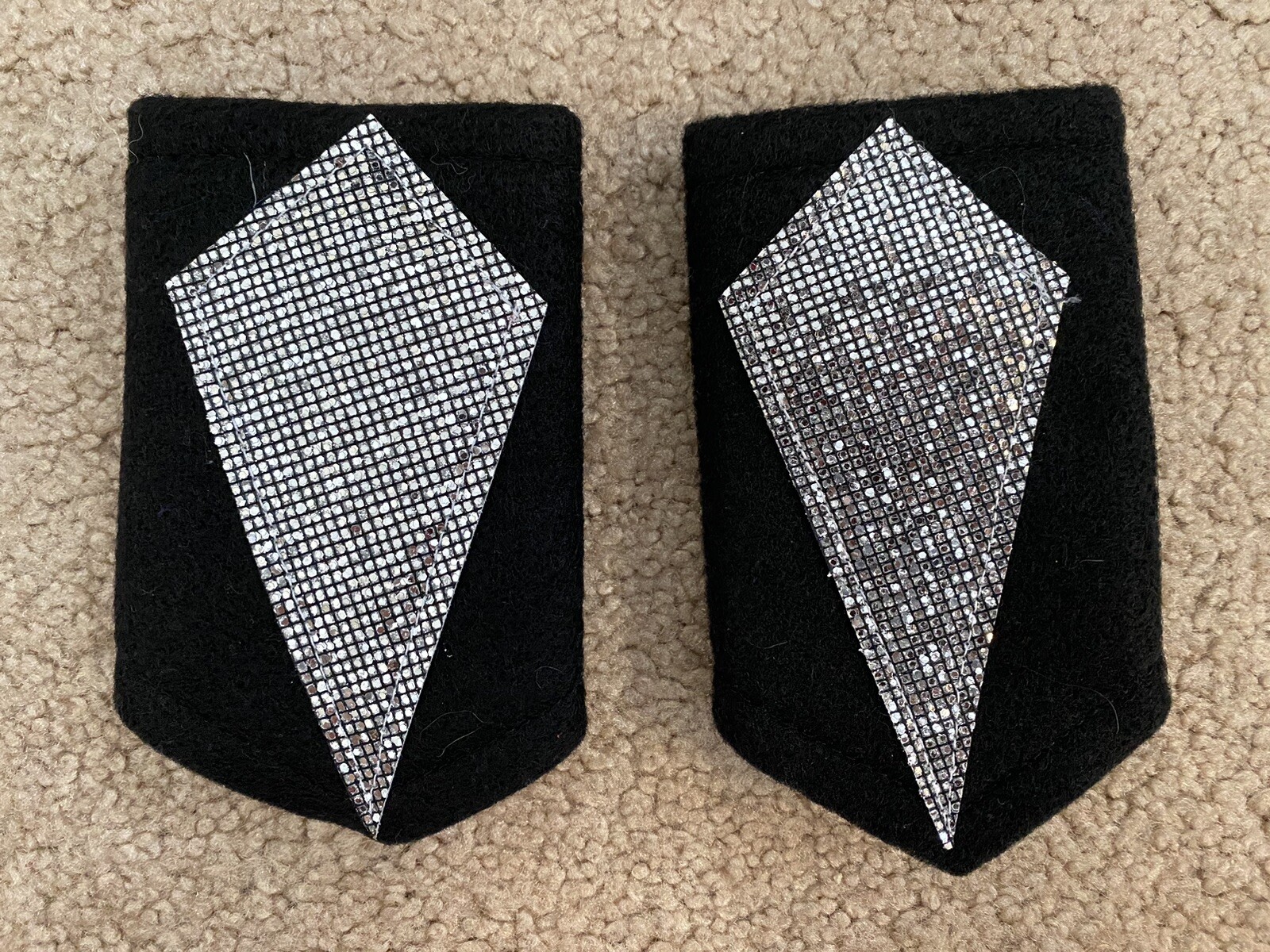 Creative Capes Hero Set Black & Silver W Costume Handmade Boy Girl Dress-up