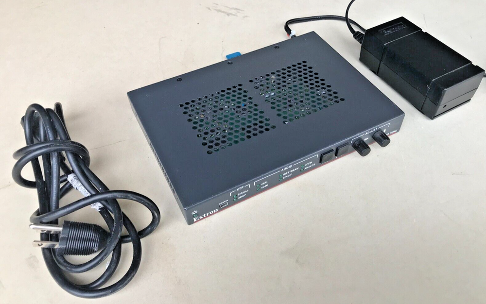 Extron XTP SR HDMI Scailing Audio Video Receiver with Power Supply Unit