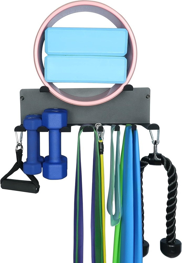 Storage Rack,Double Layer Multi-Purpose Exercise Bands Rack,Resistance