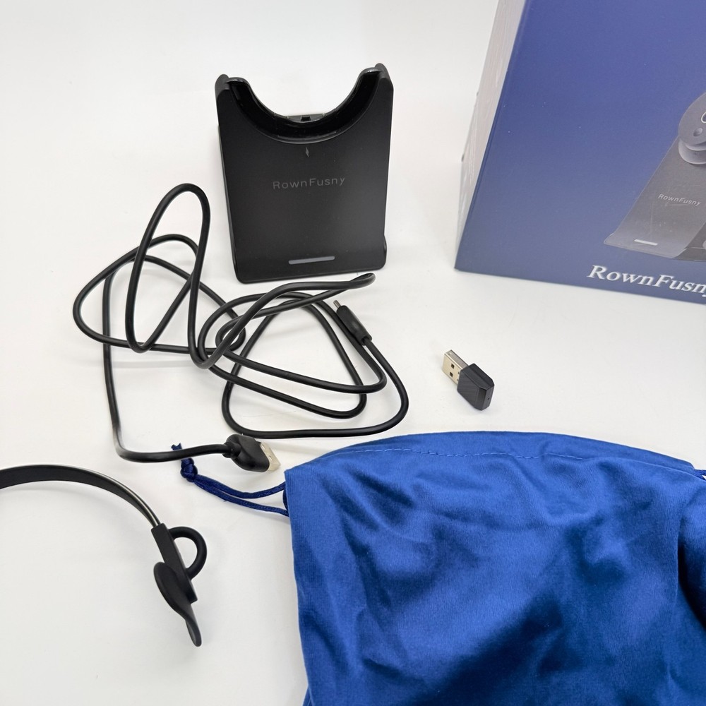 RownFusny R03-P Computer Headset with Microphone Noise Cancelling Bluetooth