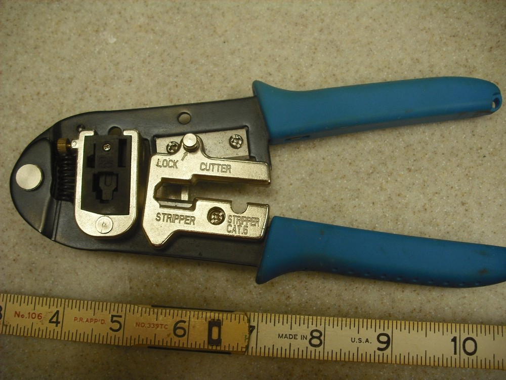 Ideal Telemaster Modular Plug Crimp Tool 30-496 and Type 5 Tool