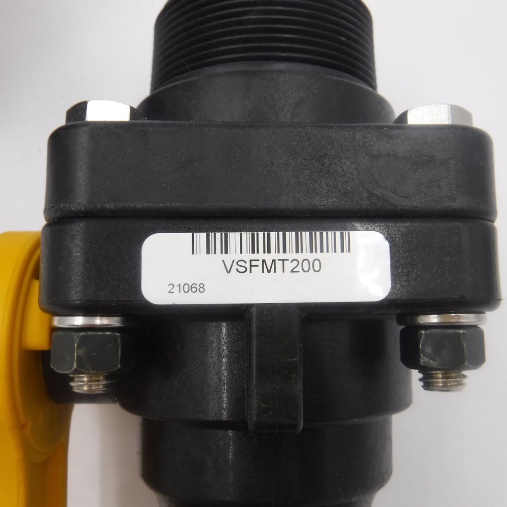 2 Pack Banjo 2" MNPT Polypropylene Inline Ball Valve Adapters VSFMT200