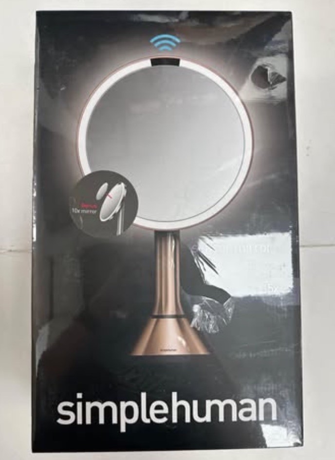 Simple human Sensor mirror round 5X magnification brand new