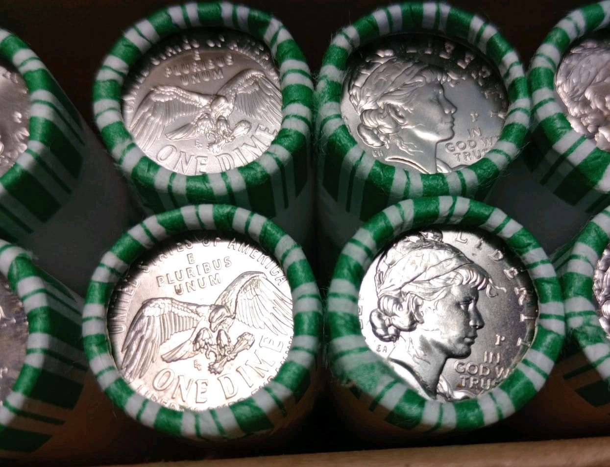 2026 P SemiQ Dual Date Dime Roll (1)Original Bank Wrapped Roll