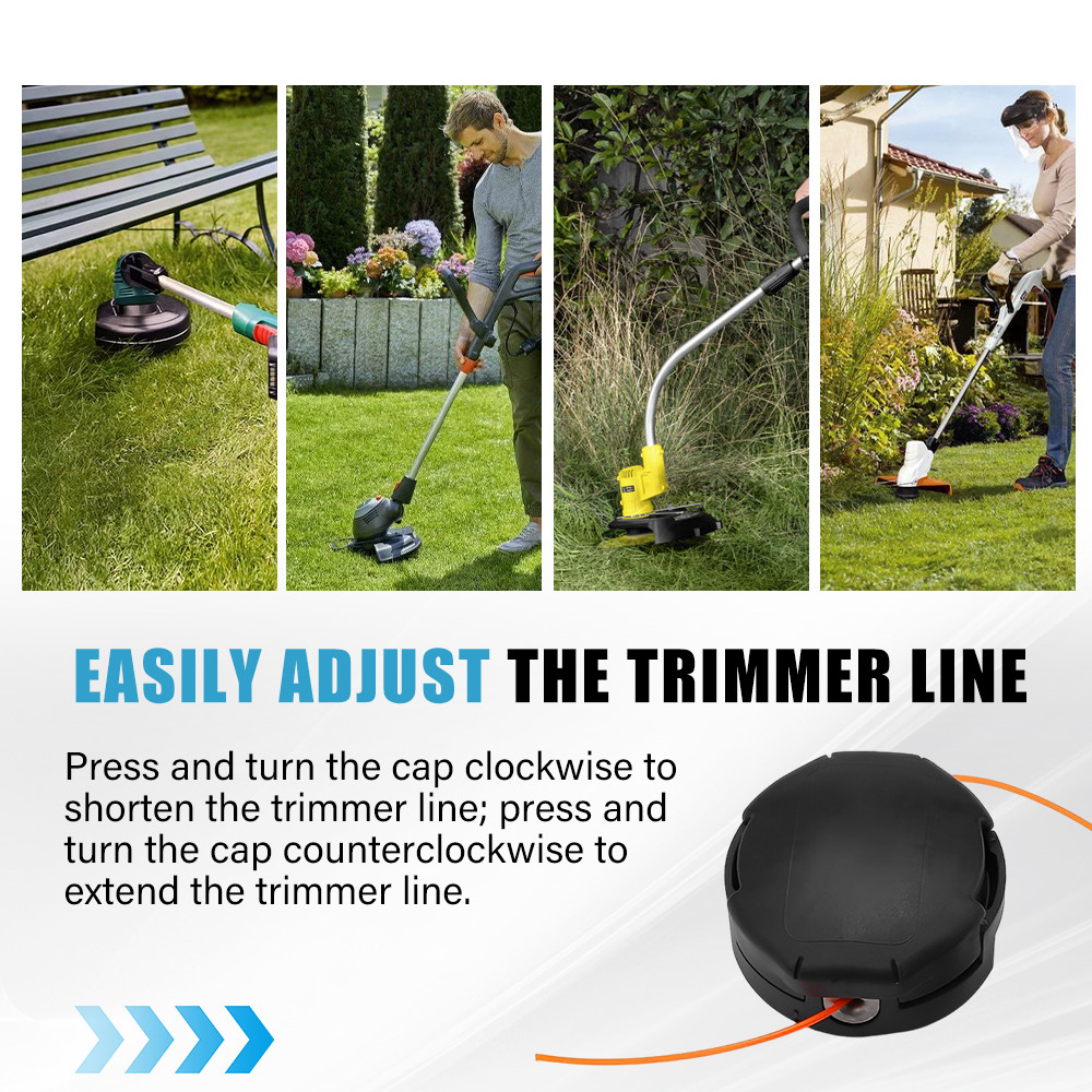 Speed Feed 400 Trimmer Head For Echo SRM-225 SRM-230 SRM-2620 Weed Eater Black