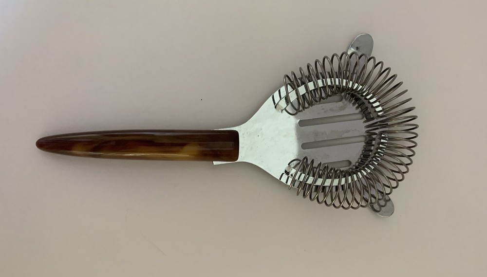MCM Bakelite Cocktail Bar Strainer
