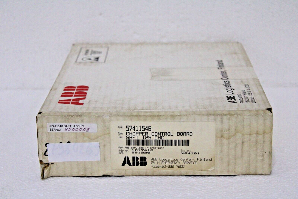 ABB SAFT 125 CHC CHOPPER CONTROL BOARD CODE: 57411546