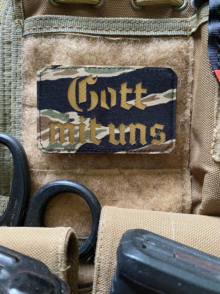 Tactical military morale patch "Gott mit uns"