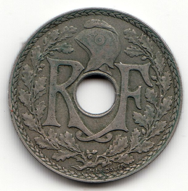 France 25 Centimes 1932 as shown